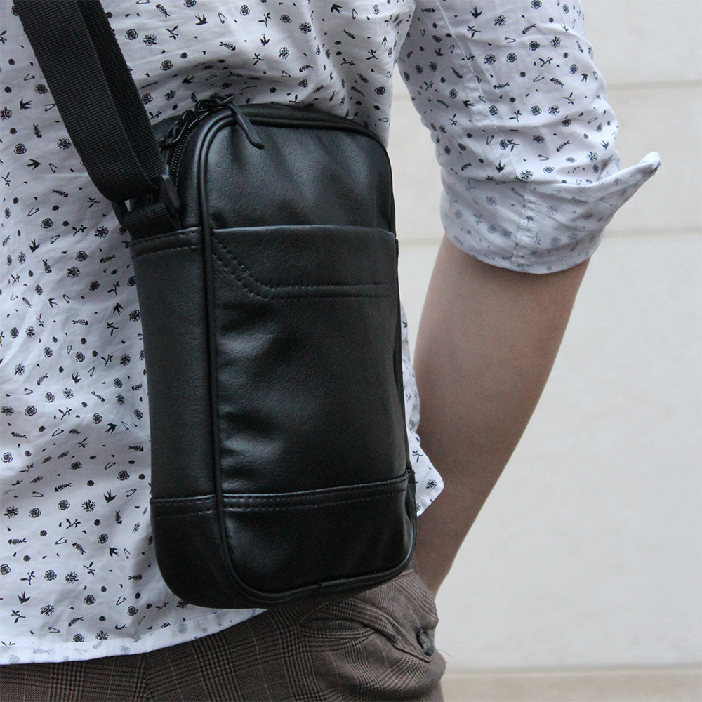 Сумка шкіряна чоловіча крос боді, Повсякденна сумка-месенджер, Сумка-месенджер для роботи WM-53 Івано-Франківськ - фото 8