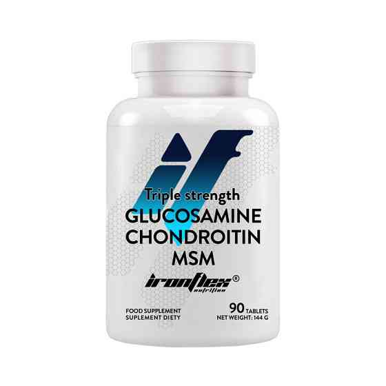 Хондропротектор IronFlex Glucosamine Chondroitin MSM Triple Triple 90 таблеток Луцьк