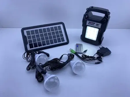 Мощная солнечная система GD 8060 с аккумулятором 4500 мАч, фонарём, лампами и функцией радио/MP3 Одесса - изображение 2