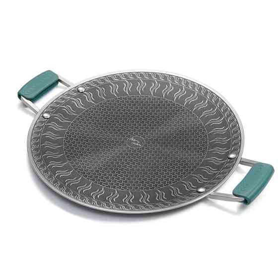 Сковорода з нержавіючої сталі з силіконовими ручками Naturehike CNK2550CF011, 34 х 34 см Київ