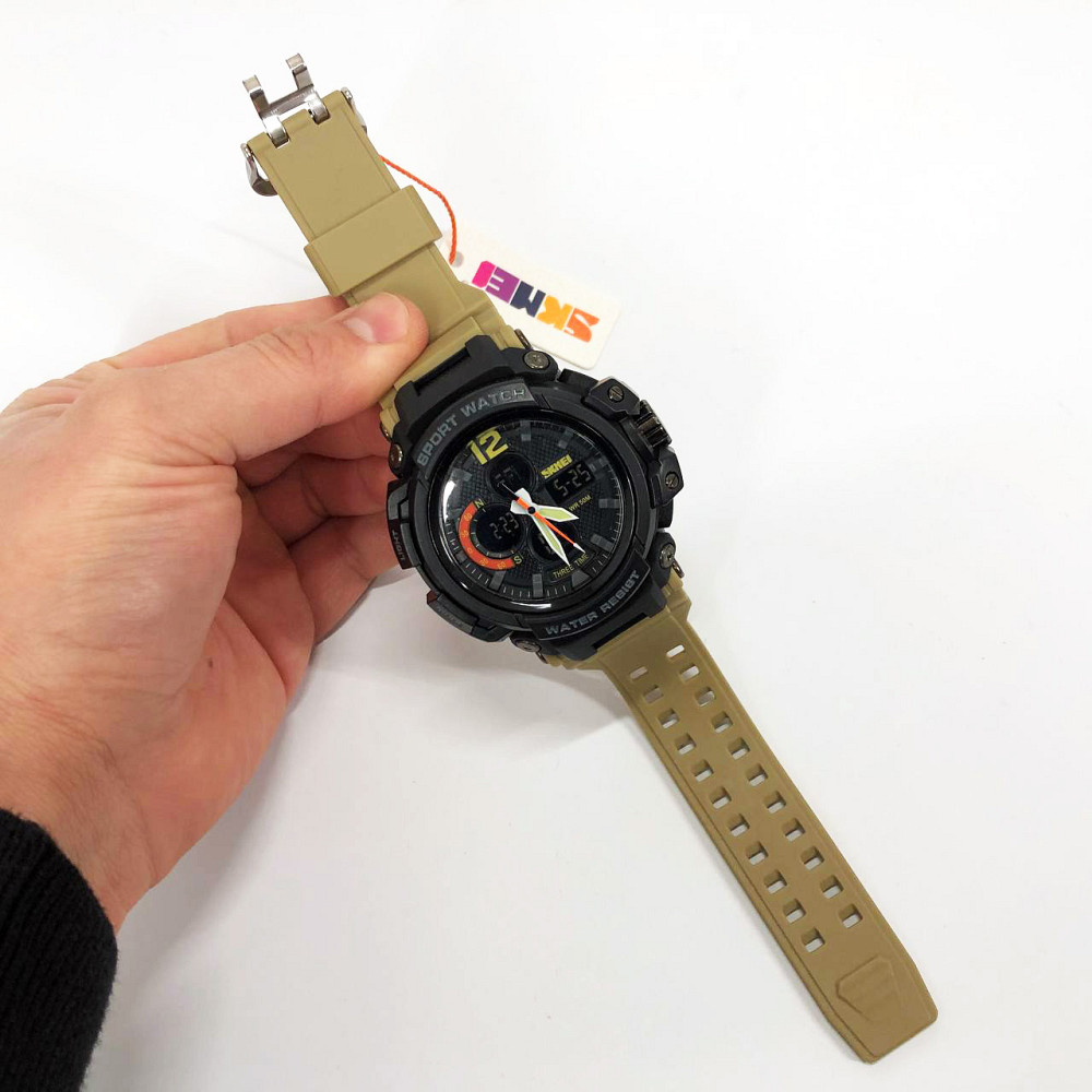 Надійні чоловічі наручні годинники SKMEI, Армійські годинники мілітарі спортивні скмей AO-52 Івано-Франківськ - фото 1