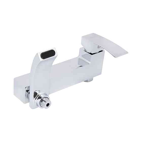 Смеситель для ванны Qtap Swan Cascada с поворотным изливом (c душевым гарнитуром) QTSWA260CRM45565 Chrome Киев