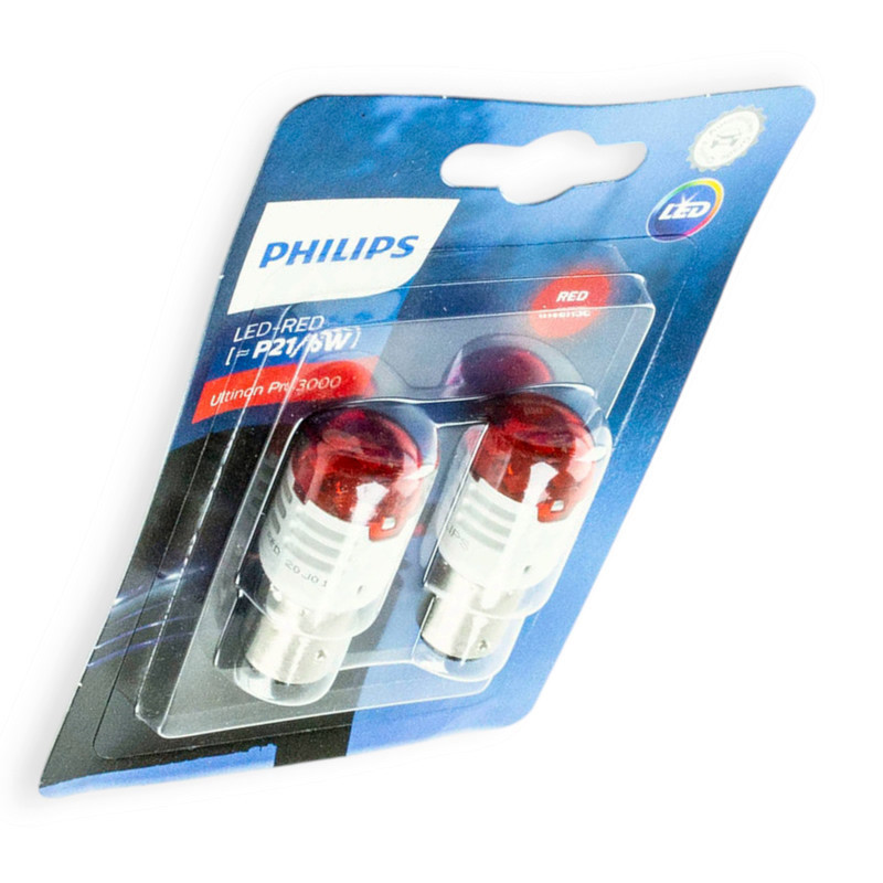 Автолампа А 12-21 5 RED PHILIPS Ultinon Pro 3000 світлодіодна Мукачево - фото 1
