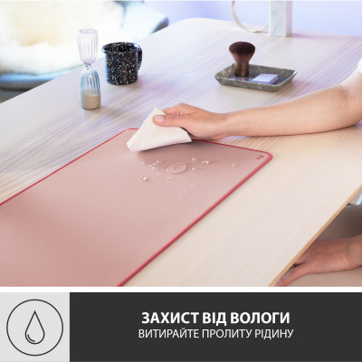Коврик для мышки Logitech Desk Mat Studio Series Darker Rose (956-000053) Винница - изображение 3