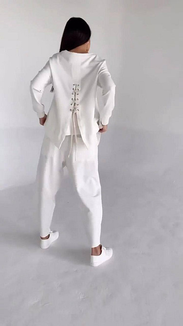 Жіночий повсякденний прогулянковий костюм двійка двонитка Одеса - фото 7