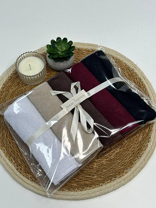 Набір махрових рушників Ideal Textile 30х30 см 400 г/м2 (56861068) Чернівці - фото 1