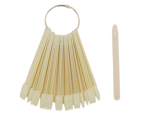 Палитра - веер для лака,на кольце  на 50 образцов.12,3см.