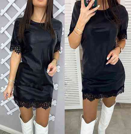 Сукня з екошкіри "Secret" оптом | Норма Київ