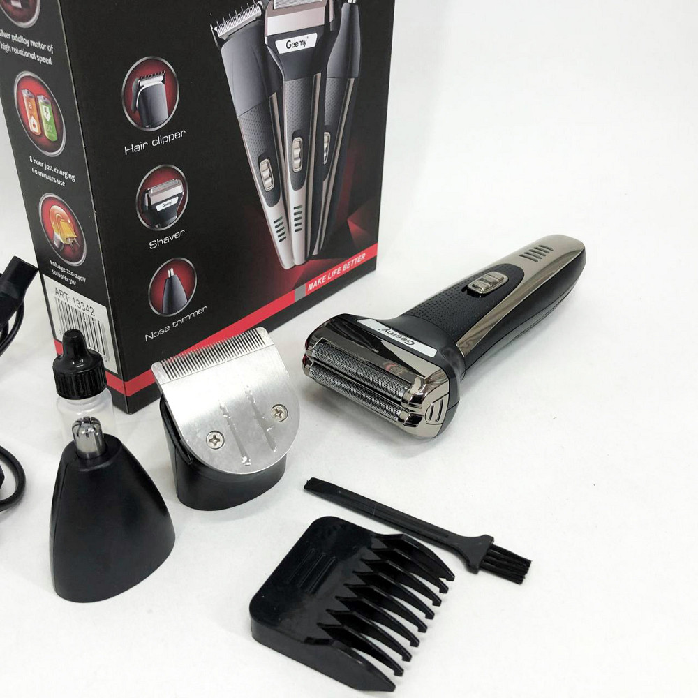 Хороші електричні бритви для гоління GEMEI GM-598, Портативна електробритва для бороди PA-35 Івано-Франківськ - фото 7