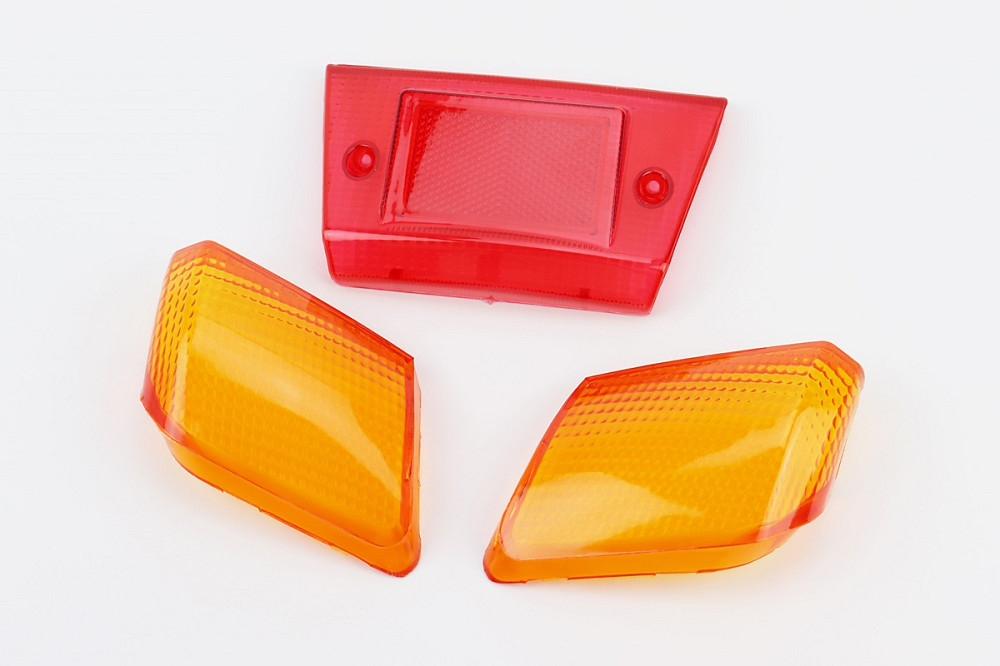 Yamaha JOG ARTISTIC "скло"- стопа, червоне + поворотів, жовті к-кт 3шт Київ - фото 1