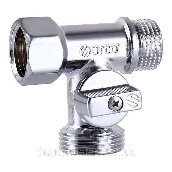 Кран шаровый для стиральной машины ARCO 1/2″х3/4″х1/2″ 0233510 Киев