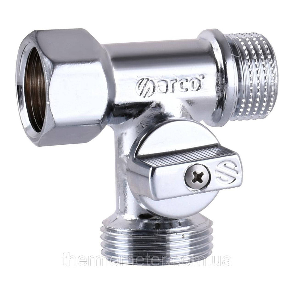 Кран шаровый для стиральной машины ARCO 1/2″х3/4″х1/2″ 0233510 Киев - изображение 1