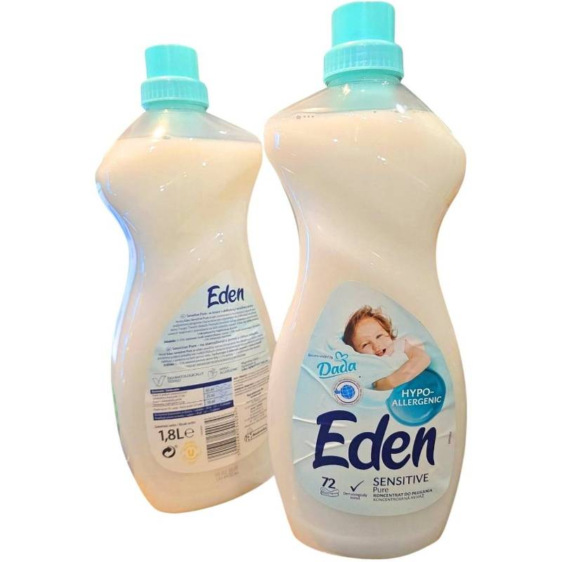 Кондиціонер ополіскувач Eden Sensitive Pure 1,8л Гіпоалергенний Львів - фото 1