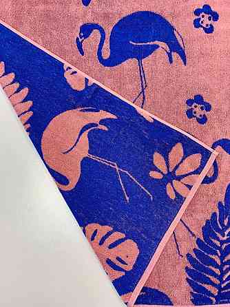 Дитячий рушник Ideal Textile Фламінго рожевий 70х140 см (56860797) Чернівці