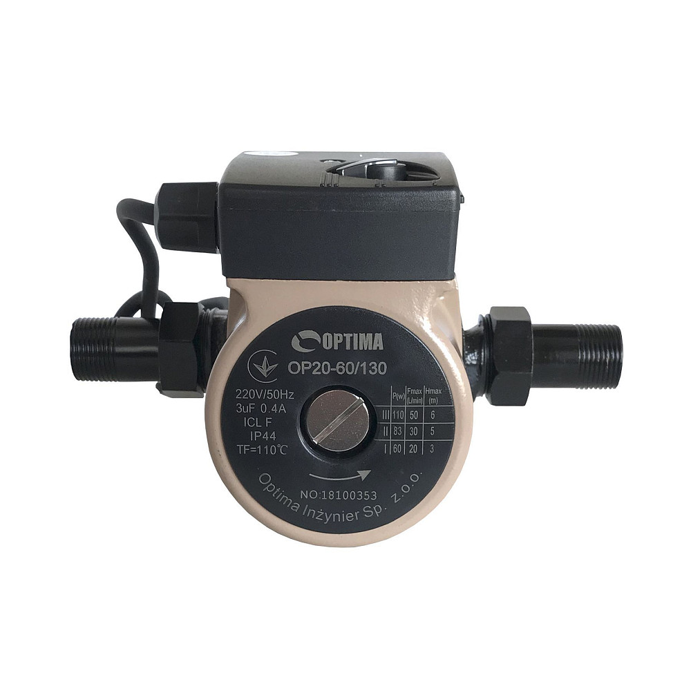 Насос циркуляційний Optima OP20-60 130мм + гайки, + кабель з вилкою Тернополь - изображение 4