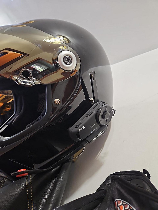 Мотогарнітура FODSPORTS FX8 з Bluetooth, шумозаглушенням, підтримка до 8 учасників, інтерком для мотоциклів до 1000м Київ - фото 9