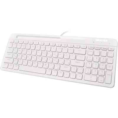 Клавиатура Maxxter KB-01W-UA USB White (KB-01W-UA) Винница