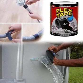 Сверхпрочная ремонтная лента FLEX TAPE 30 см – влагостойкая, герметичная, устойчива к разрывам Киев