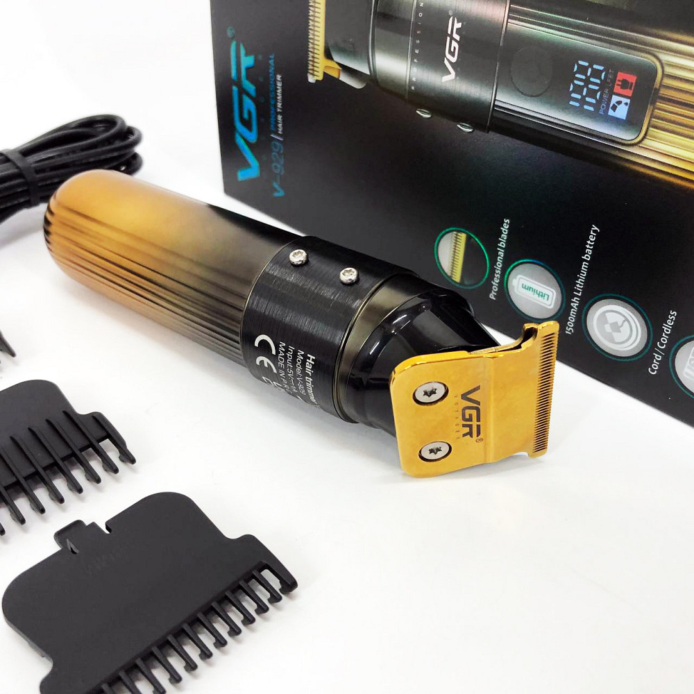 Перезаряджається набір для стрижки волосся VGR V-929 Машинка для стрижки короткої UW-97 Львів - фото 18