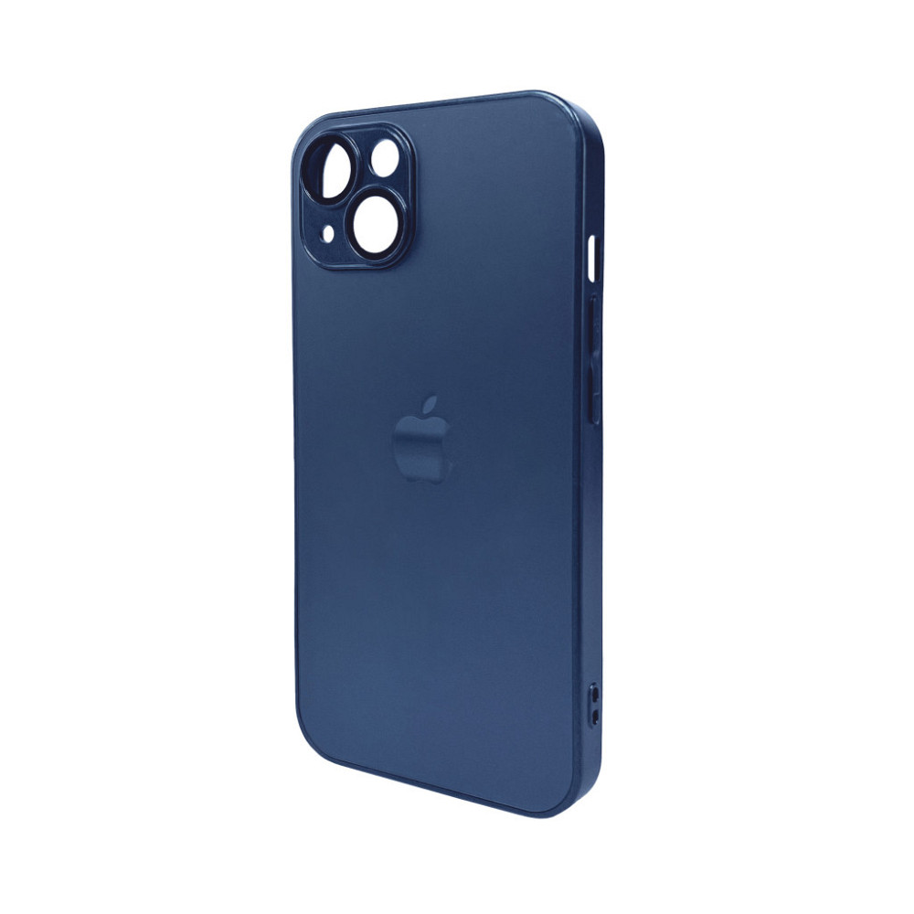 Чохол для смартфона AG Glass Matt Frame Color Logo for Apple iPhone 12 Navy Blue Київ - фото 8