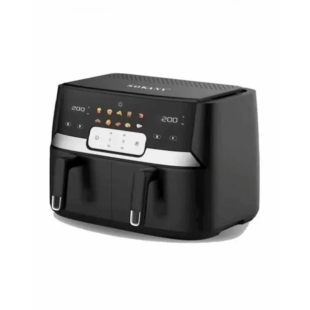 Аэрофритюрница SK-ZG-8047 с таймером 30 мин, регулировкой температуры 80–200°C и защитой от перегрева Одесса - изображение 3