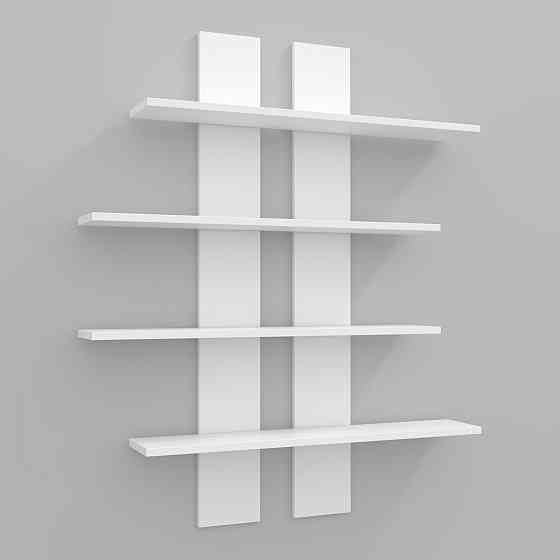 Полиця навісна ПН-6, Білий, 910/160/1100 Львів