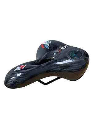 Седло для велосипеда комфортное с силиконовым амортизатором Feel Fit ZD-029 240*180 мм глянцевое Бровары