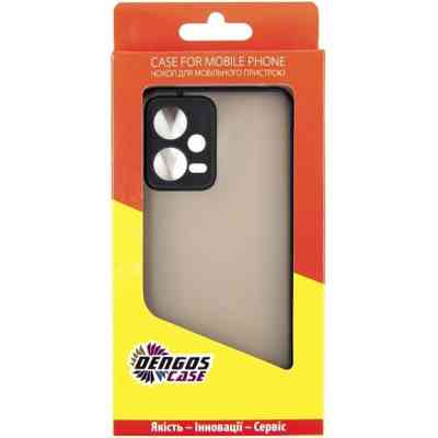 Чохол до мобільного телефона Dengos Kit for Xiaomi Redmi Note 12 5g case + glass (Black) (DG-KM-28) Вінниця