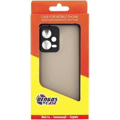 Чехол для мобильного телефона Dengos Kit for Xiaomi Redmi Note 12 5g case + glass (Black) (DG-KM-28) Винница - изображение 4