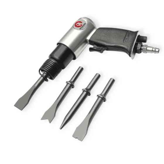 Молоток пневматичний з набором зубил 4шт, 4500 уд/хв INTERTOOL Мукачево