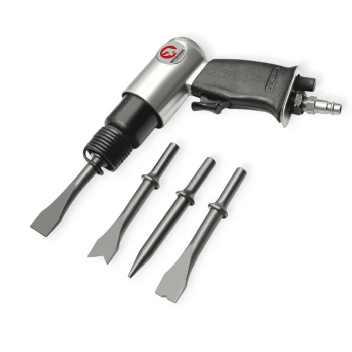 Молоток пневматичний з набором зубил 4шт, 4500 уд/хв INTERTOOL Мукачево - фото 1