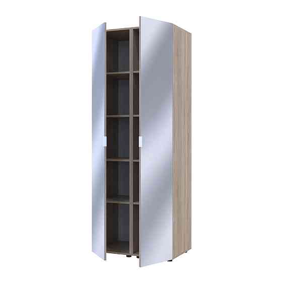 Комплект пеналів для одягу Doros Гелар (2 шт.) 78х49,5х203,4 см 2 Дзеркала/Дуб сонома (DRS-011127) Львів