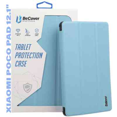 Чехол для планшета BeCover Smart Case Xiaomi Poco Pad 12.1" Light Blue (711560) Винница