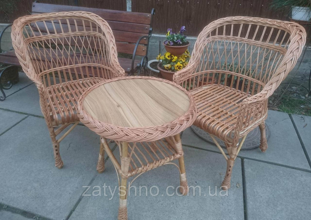 Мебель балконная плетеная из лозы Киев - изображение 5