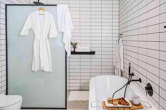 Халат готельний Ecotton XXL вафельний білий з поясом універсальний White 52-54 розмір унісекс Коломыя