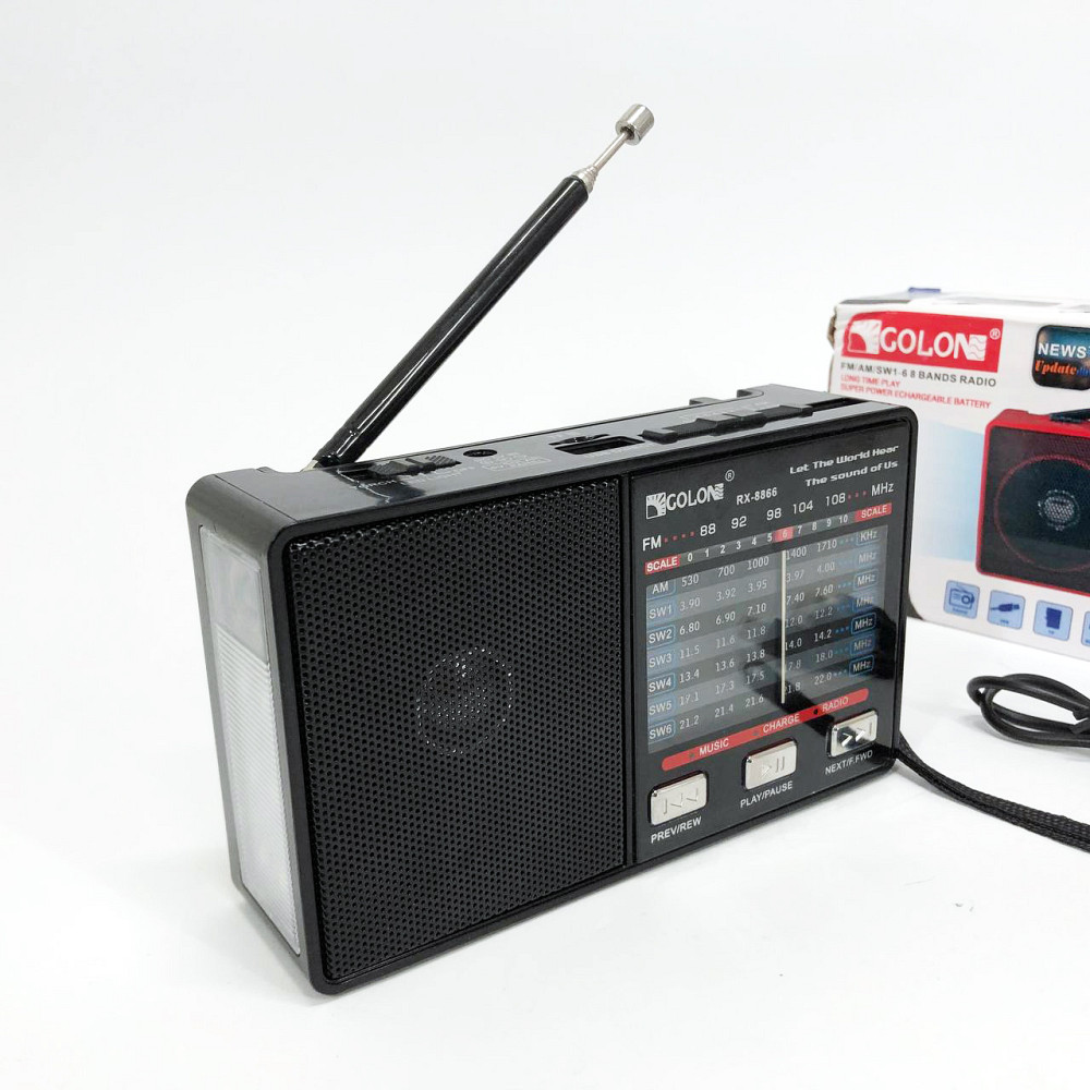 Всеволновой радио приемник GOLON, Радиоприемник от сети 220 аналоговый, Радио с встроенным MP3 плеером OL-28 Львов - изображение 6