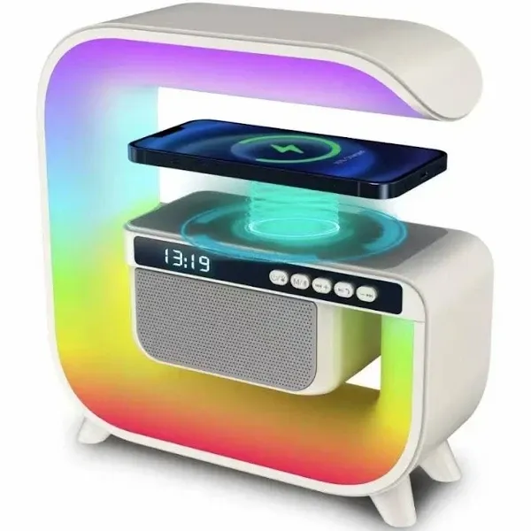 Лампа-нічник з Bluetooth-колонкою G-Smart G6, Портативна колонка, Світильник з бездротовою зарядкою Одеса - фото 1
