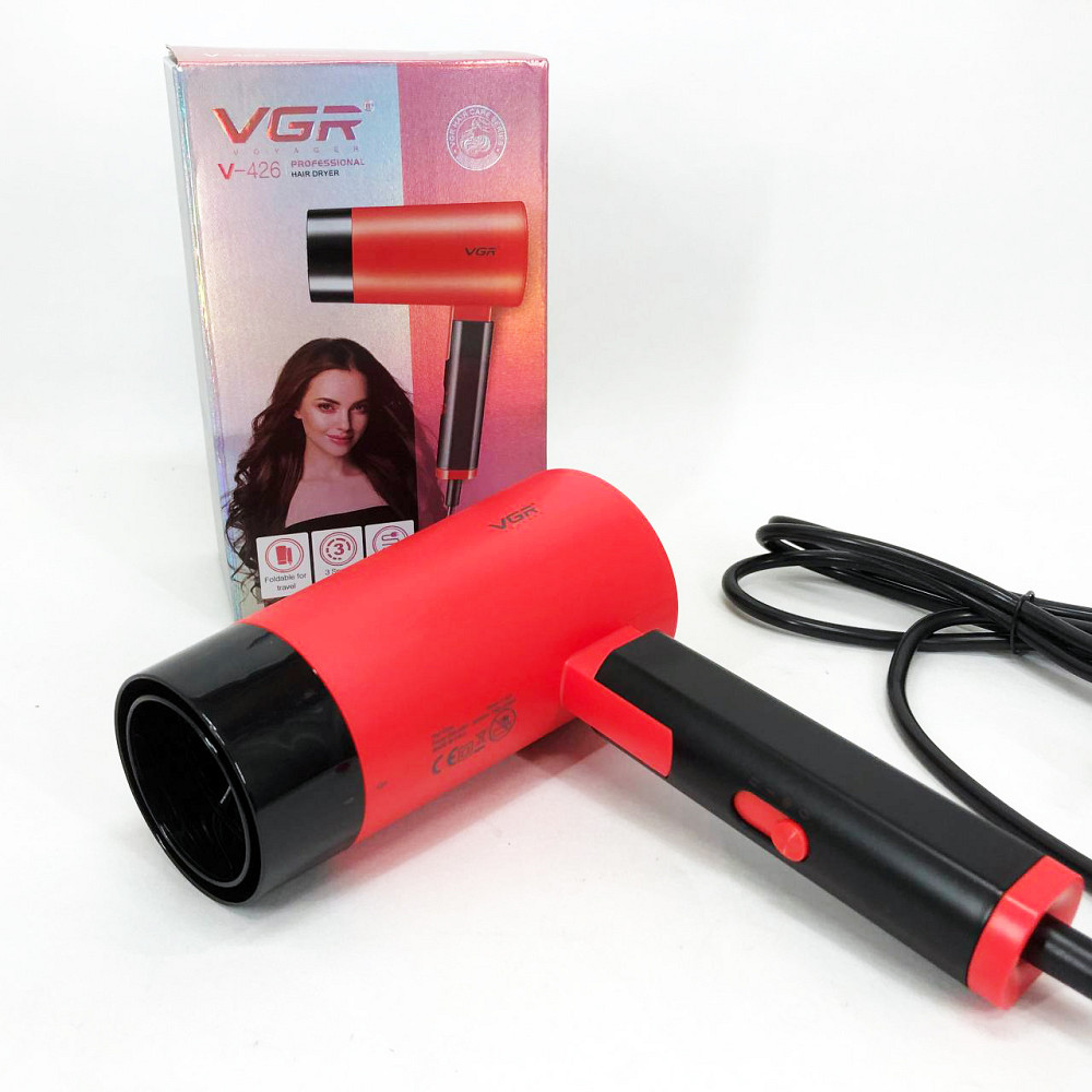 Удобный фен для домашнего использования VGR V-426 2000 Вт, Хороший мощный фен Мощный для волос ML-26 Львов - изображение 4
