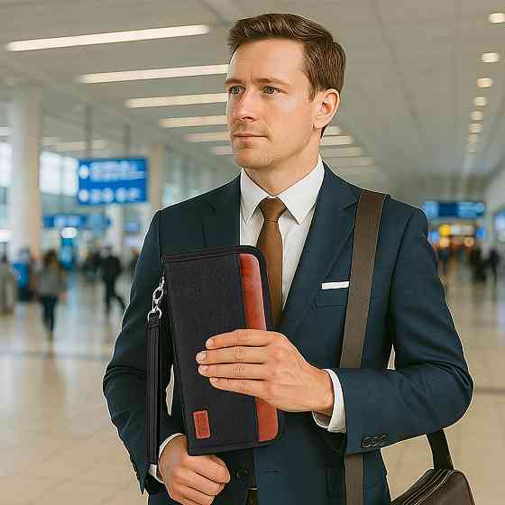 Клатч-портмоне с защитой карт и 17 отделениями Киев