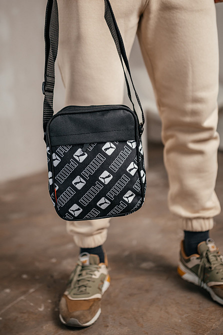 Барстека Nike, Чоловіча сумка через плече, Текстова барсетка на три відділення, Брендаова сумкаMasterSem Київ - фото 3