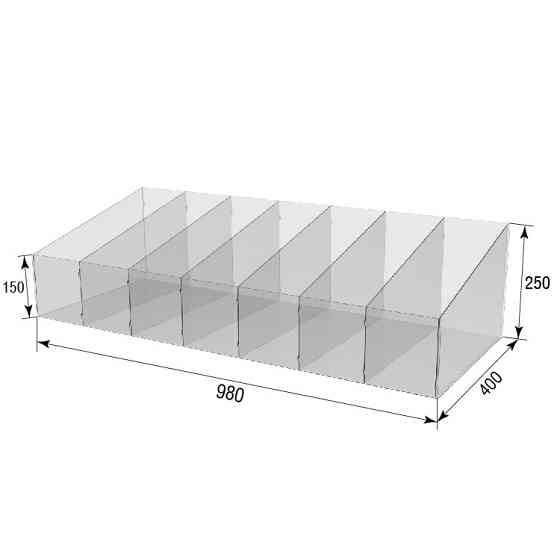 Диспенсер EKOSTAR для цукерок, снеків, горіхів, сухофруктів 7 комірок Київ