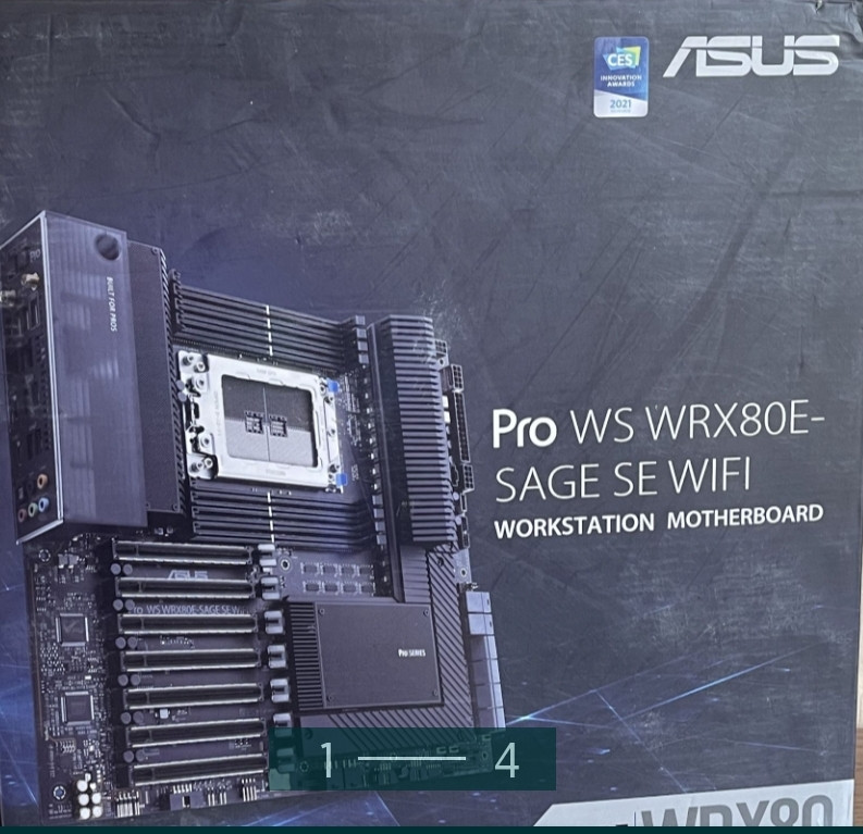 Материнская Плата: ASUS Pro WS WRX80E-SAGE SE WI-FI (sWRX8, AMD WRX80) Київ - фото 2