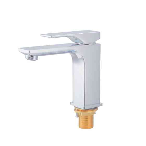 Змішувач для умивальника Koer KB-10010-01 (Колір хром) (KR3478) Київ