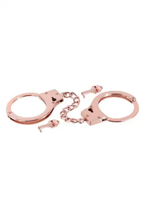 Наручники Fetish Tentation Premium Chick wrist cuffs in rose-gold metal Львів