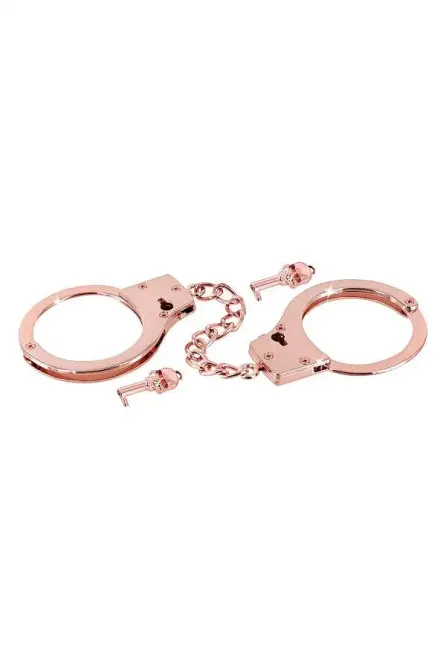 Наручники Fetish Tentation Premium Chick wrist cuffs in rose-gold metal Львов - изображение 3