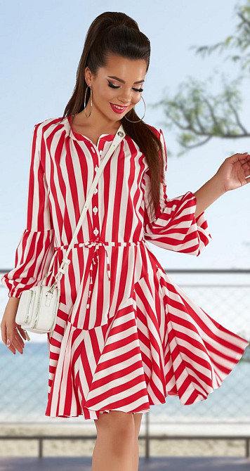 Легке плаття в смужку (42) Київ - фото 1