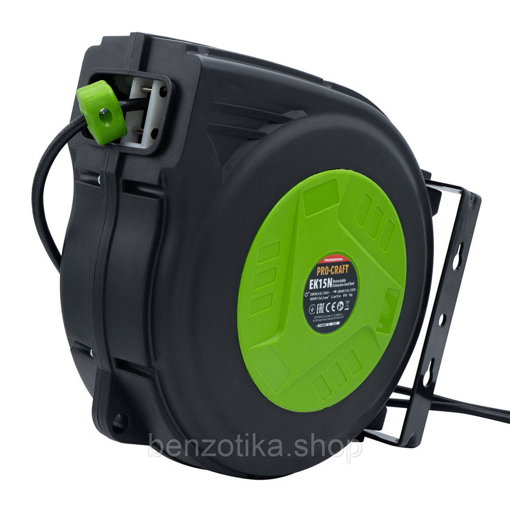 Подовжувач на котушці Procraft EK15N 3x1,5мм² 15 м Київ - фото 5