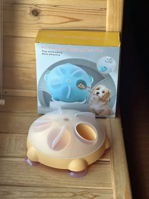 Кормушка для кошек с головоломкой на 360градусов головоломка,Игрушка для кота Коломия - фото 3