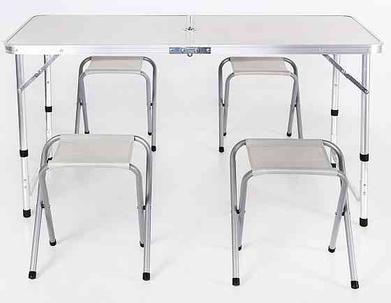 Комплект туристичних меблів Barbecue Білий Київ