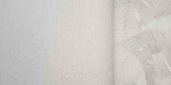 Обои винил на флизелине Grandeco Time метровые однотонные тонкая полоска белые Киев